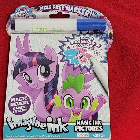My Little Pony the Movie Imagine Ink Magic Reveal Games and Pictures Book - Picture 1 of 16